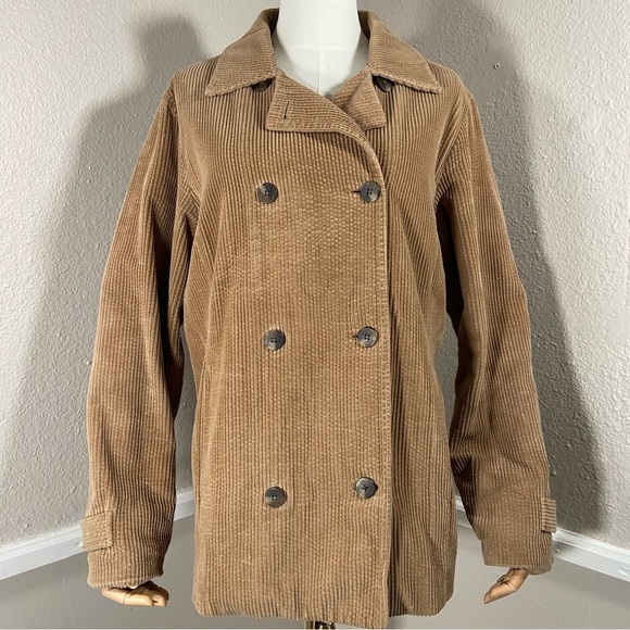 L.L. Bean Jackets & Blazers - Vintage LL Bean Corduroy Jacket Tan Brown Size Medium